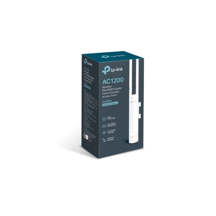 Punto de acceso WiFi 5 AC1200 exterior TP-Link Omada EAP225-Outdoor - PoE, Gigabit, 20/27 dBm