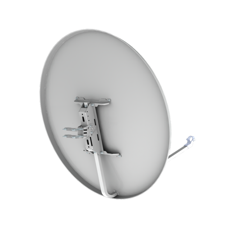 Antena parabólica de 120x100cms, 42,2dB, acero. Sin embalaje. Solo recoger en tienda