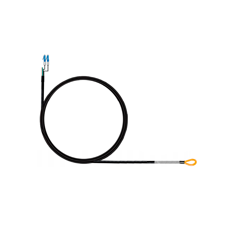 Latiguillo LC/UPC - LC/UPC, SM, Dúplex, PE, armada, 3 mm, 20mts, x2 hilos 1mm  para alimentación