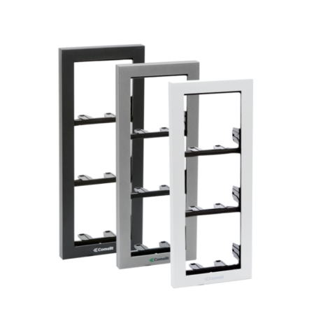 Soporte 1 módulo de placa IKALL color antracita