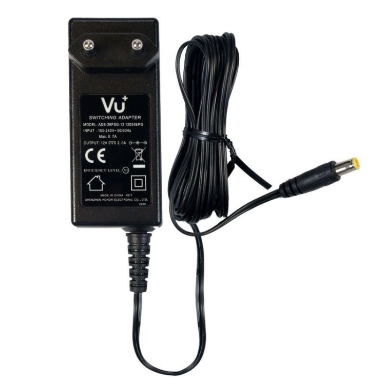 Fuente para Vu+ Zero 4K de 12V 2A
