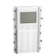 Módulo de llamada digital para placa modelo IKALL acabado en policarbonato blanco. Compatible con sistemas Simplebus 2 y VIP.
