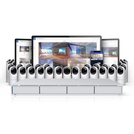 NVR 50ch IP hasta 1080p, H.264, Capacidad hasta 4 HDD de 8TB cada uno
