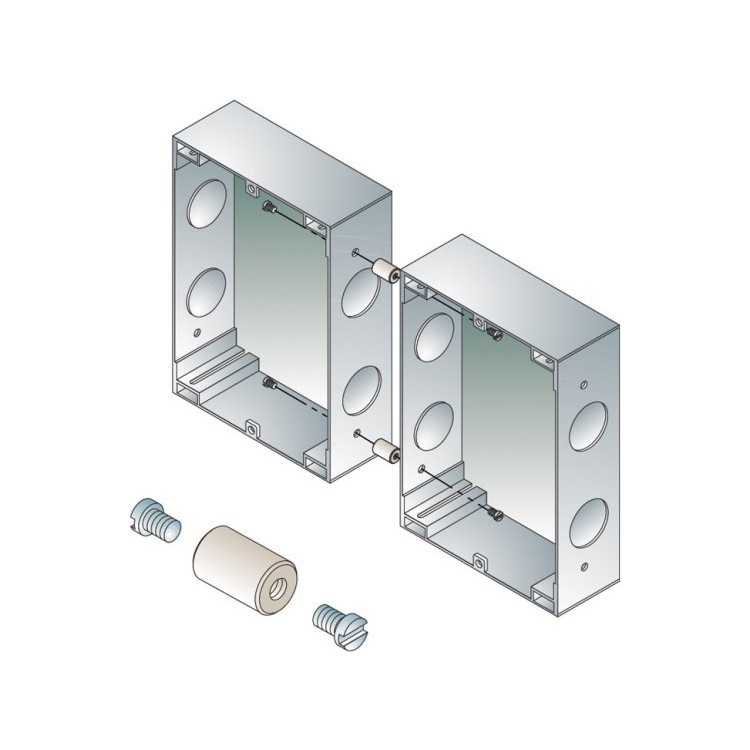 Separadores cajas empotrar Fermax 8829 - juego CITY, ajuste módulos, instalación empotrada