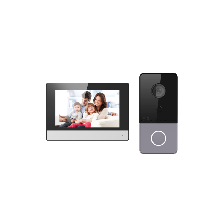 Kit videoportero IP Wifi para superficie, lector Mifare. MicroSD App móvil P2P