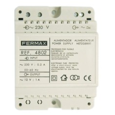 Alimentador DIN4 12Vac/1A