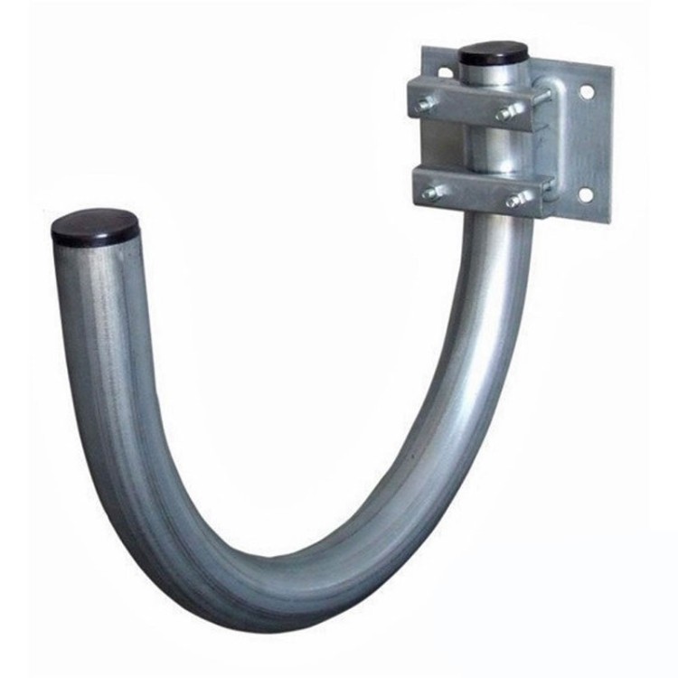 Soporte pared en U orientable (antenas hasta 65cms). Diámetro 35 mm. Grosor 1,5mm