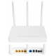 Router + ATA AC 1200 Mbps, 2,4/5Ghz, x4 puertos Gb, x2 antenas (5dBi), USB 3.0 y 2 x FXS para VoIP