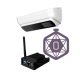 Kit para control de aforo ECO. 1 cámara UV-IPCOUNT-Z-4 + PC con Software Safire Link