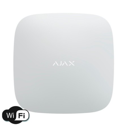 Central Ajax AJ-HUB2PLUS-W - WiFi, Ethernet, Dual SIM 4G, Jeweller, 200 dispositivos. Blanco