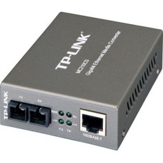 Convertidor de fibra GIGABIT 1000BASE-FX a 1000Base-TX o viceversa hasta 15Km y longitud de onda 1310nm.