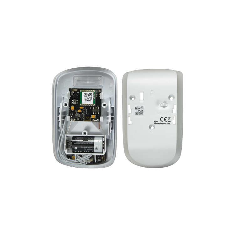 Detector de movimiento PIR doble tecnología , inalámbrico, anti-mascotas hasta 12mts, Grado 2 . Uso interior
