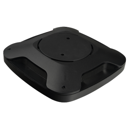 Detector incendio Ajax AJ-FIREPROTECT-B - Humo, temperatura, 85 dB, Jeweller, EN14604. Negro