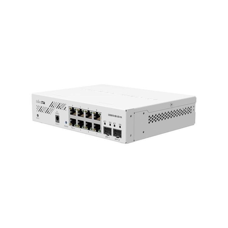 Cloud Smart Switch con x8 puertos Gb, x2 SFP+ (10Gb), SwitchOS