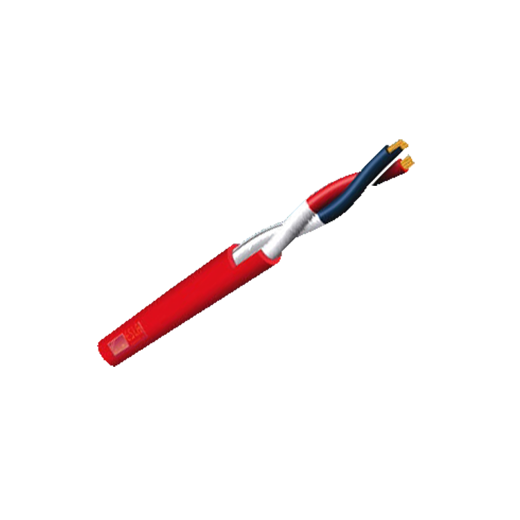 Cable trenzado apantallado para incendio, 2x1.5m2. Certificado CPR Cca -1sb, a1, d1