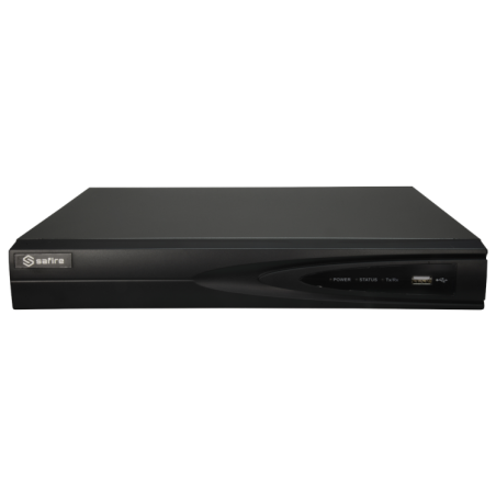 DVR 5 en1 de 4ch 4Mpx-n + 1 IP hasta 4Mpx. H.265Pro+, 1 HDD. 4 CH audio por coaxial
