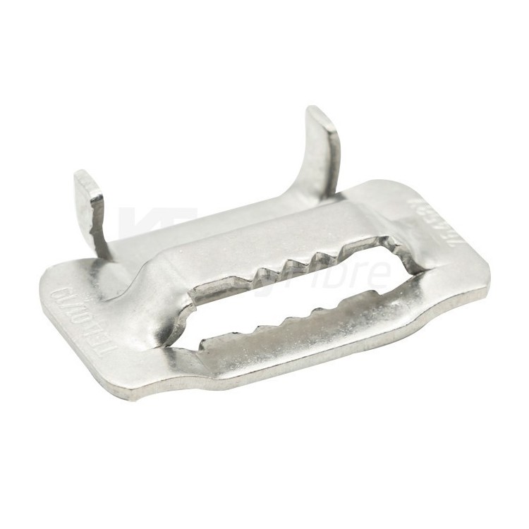 Hebilla para fleje de 20mm. Cantidad 100 und.