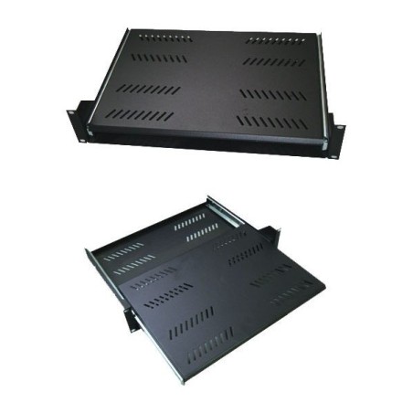 Bandeja telecópica de 2U de F300 con sujección frontal para rack de F600mm