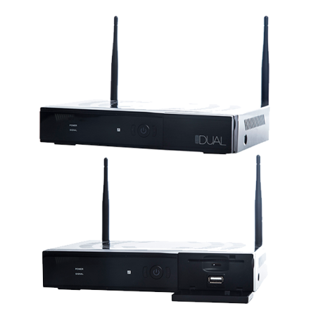 Receptor COMBO (S2X) + TDT (T2) Android 9.0/Linux E2, 4K UHD, H.265, 1 Lector tarjetas, Wifi Dual integrado, IR