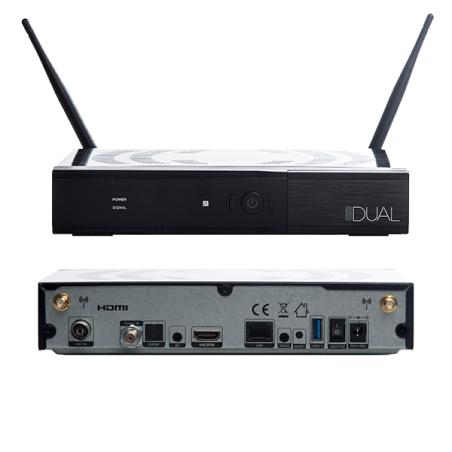 Receptor COMBO (S2X) + TDT (T2) Android 9.0/Linux E2, 4K UHD, H.265, 1 Lector tarjetas, Wifi Dual integrado, IR