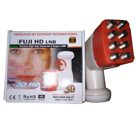 Lnb Octo (8 receptores), 0,1dB ruido