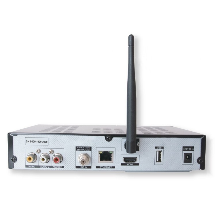 Receptor satélite IRIS 2100 HD Full HD H.265 con WiFi