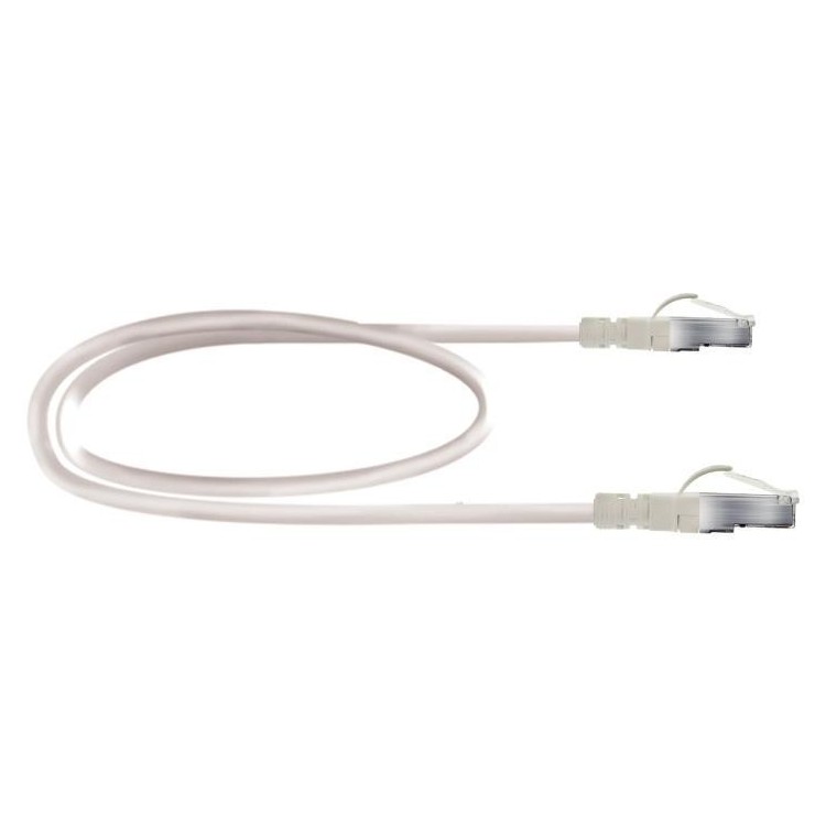 Latiguillo Cat 6A S/FTP, LSZH, 5mts. Blanco