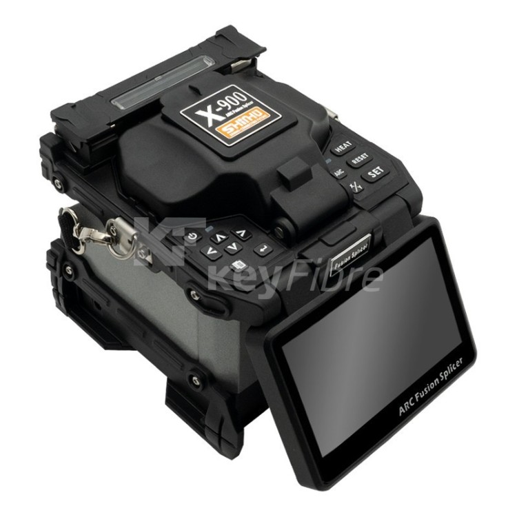 Fusionadora de fibra óptica Sinho X-900T - 6 motores, pantalla táctil