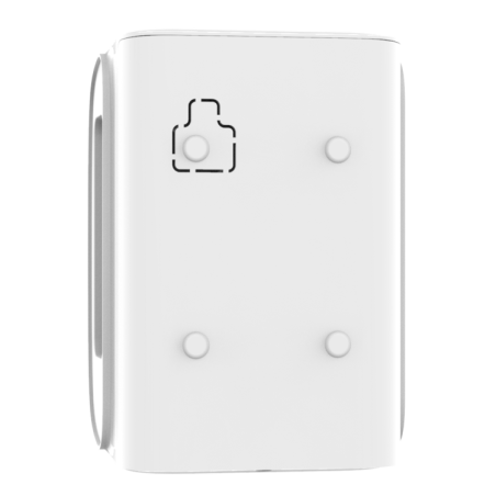 Detector de movimiento PIR tipo Cortina Dual hasta 15mts, inalámbrico, anti-mascotas. Grado 2. Exterior. Blanco