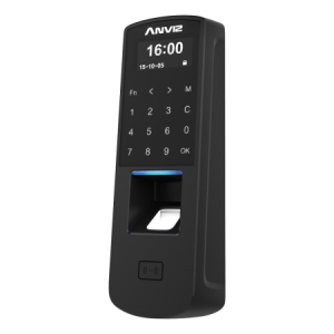 Lector biométrico autónomo para control de presencia y acceso, huellas dactilares, MF y teclado