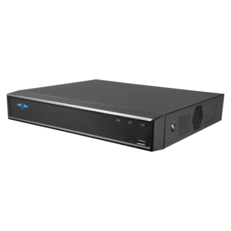 NVR 16ch IP PoE hasta 12Mpx, 320Mbps, H.265+, 2 HDD, ePoE, 4 Ch reconocimiento facial o 16Ch AI