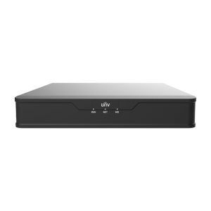 NVR 4ch IP PoE hasta 8Mpx, 80Mbps, H.265+, 1 HDD