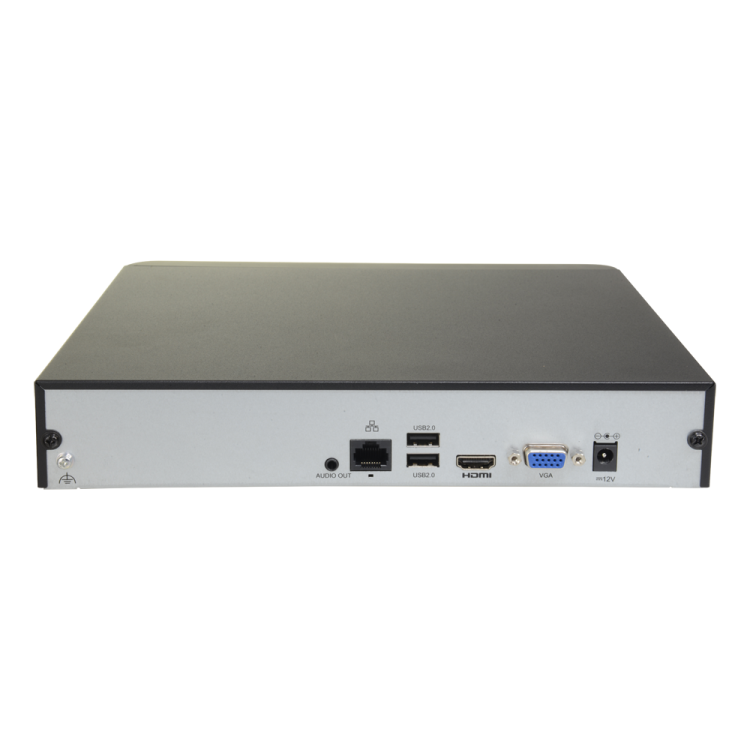 NVR 16ch IP hasta 8Mpx, 64Mbps, H.265+, 1 HDD