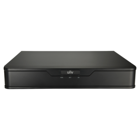 NVR 16ch IP hasta 8Mpx, 64Mbps, H.265+, 1 HDD