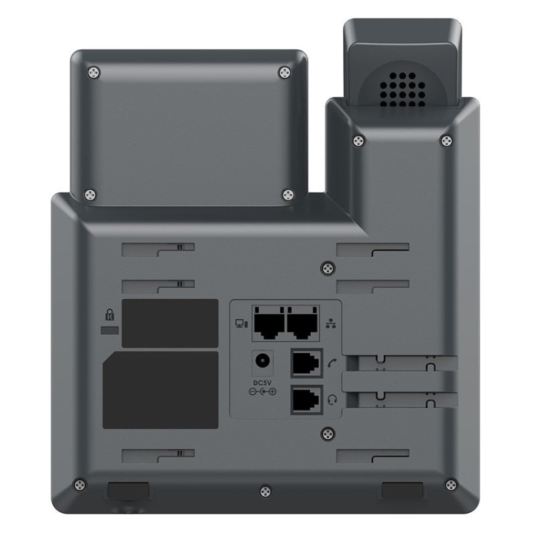 Teléfono IP WIFI  AC de 2 líneas, 2 cuentas SIP, x4 teclas XML programables, 132 x 48 (2.21 ) LCD display