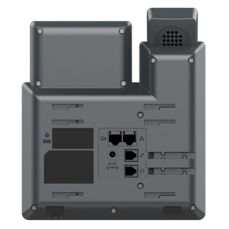 Teléfono IP WIFI  AC de 2 líneas, 2 cuentas SIP, x4 teclas XML programables, 132 x 48 (2.21 ) LCD display