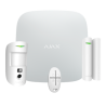 Kit de alarma vía radio: Central + Detector de movimiento PIR inalámbrico, anti-mascotas hasta 12mts, contacto magnético y mand