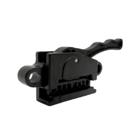 Retenedor con freno ABS y protección UV para cables de Ø 3-5mm