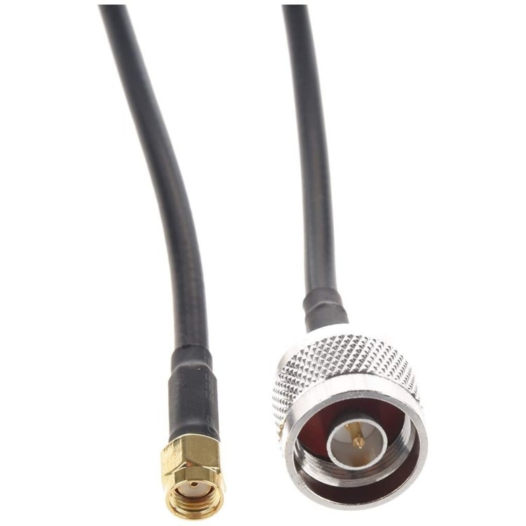 Pigtail flexible RPSMA a N macho 3mts.