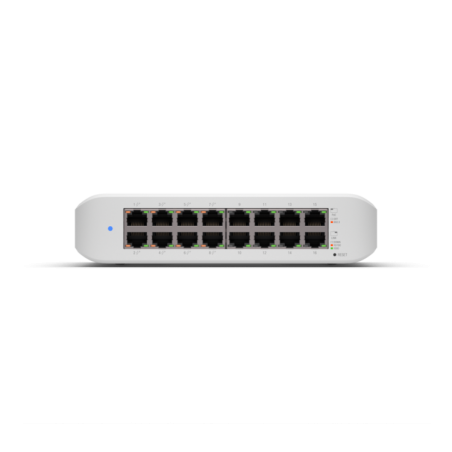 UniFi Switch 16 puertos GIGABIT, x8 puertos PoE, 45w