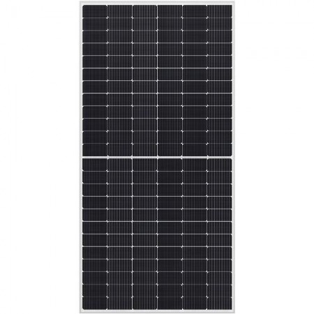 Panel solar monocristalino Sharp de 445W, 144 celdas. Eficiencia del 20.1%