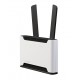Router WIFI 5G 2.4/5Ghz, x5 10/100/100, 4 Core, 26dBm (500mW), dos antenas externas LTE/5G desmontables 3/4dBi, RouterOS L4 (v7
