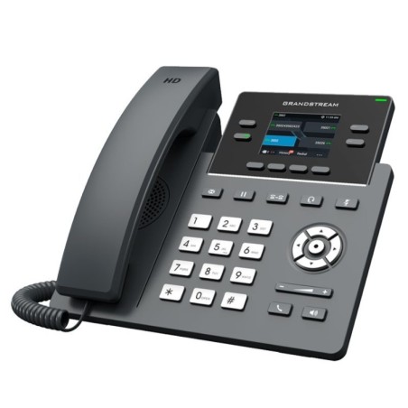 Teléfono IP WIFI  AC de 2 líneas, 2 cuentas SIP, x4 teclas XML programables, LCD de color 2.4"