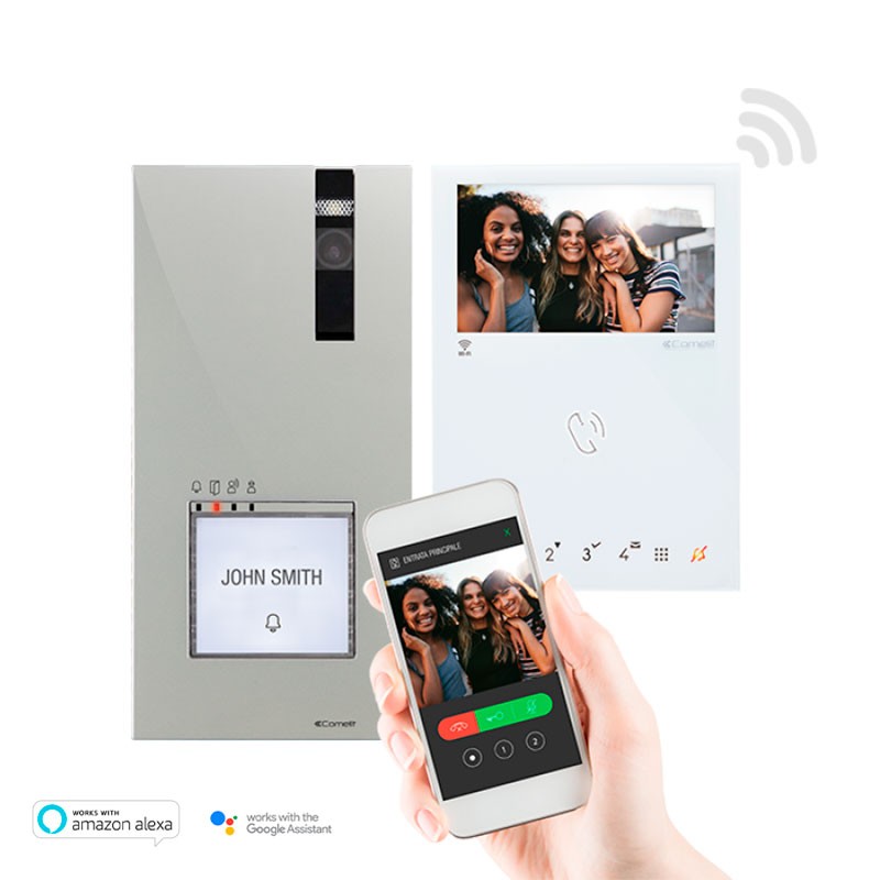 Video portero FERMAX Veo con interfono conectado a wifi para 4 viviendas