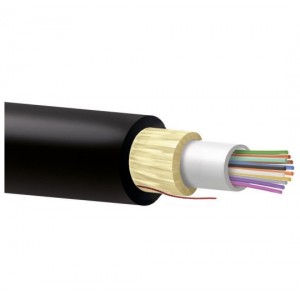 Cable 12fo holgada G657A2, monotubo, Fv, CPR-Eca LSZH-FR negra. Bobina 2Km