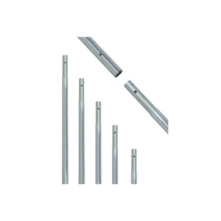 Mástil de hierro galvanizado. 3000x40x2mm