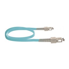 Latiguillo LC/PC - LC/PC, Multimodo, Duplex, 50/125, OM3, 3mm, LSZH-FR, 3mts. Aqua