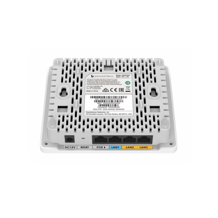 Punto de acceso WiFi Grandstream GWN7602 - 1.17 Gbps, 2x2 MU-MIMO, 4 puertos, PoE