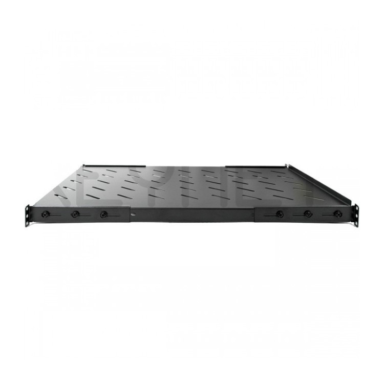 Bandeja fija 1U de 650mm para racks 19" de fondo 1000mm. Sujeción frontal