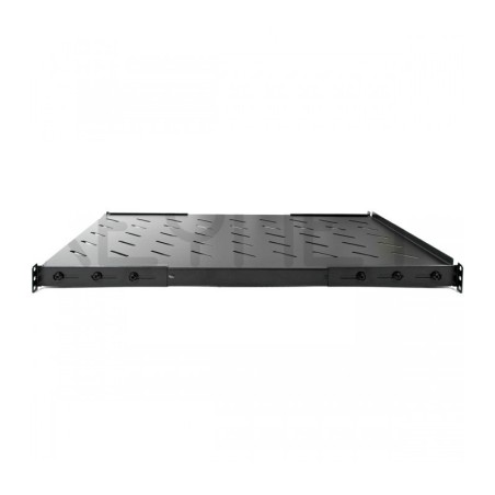 Bandeja fija 1U de 650mm para racks 19" de fondo 1000mm. Sujeción frontal